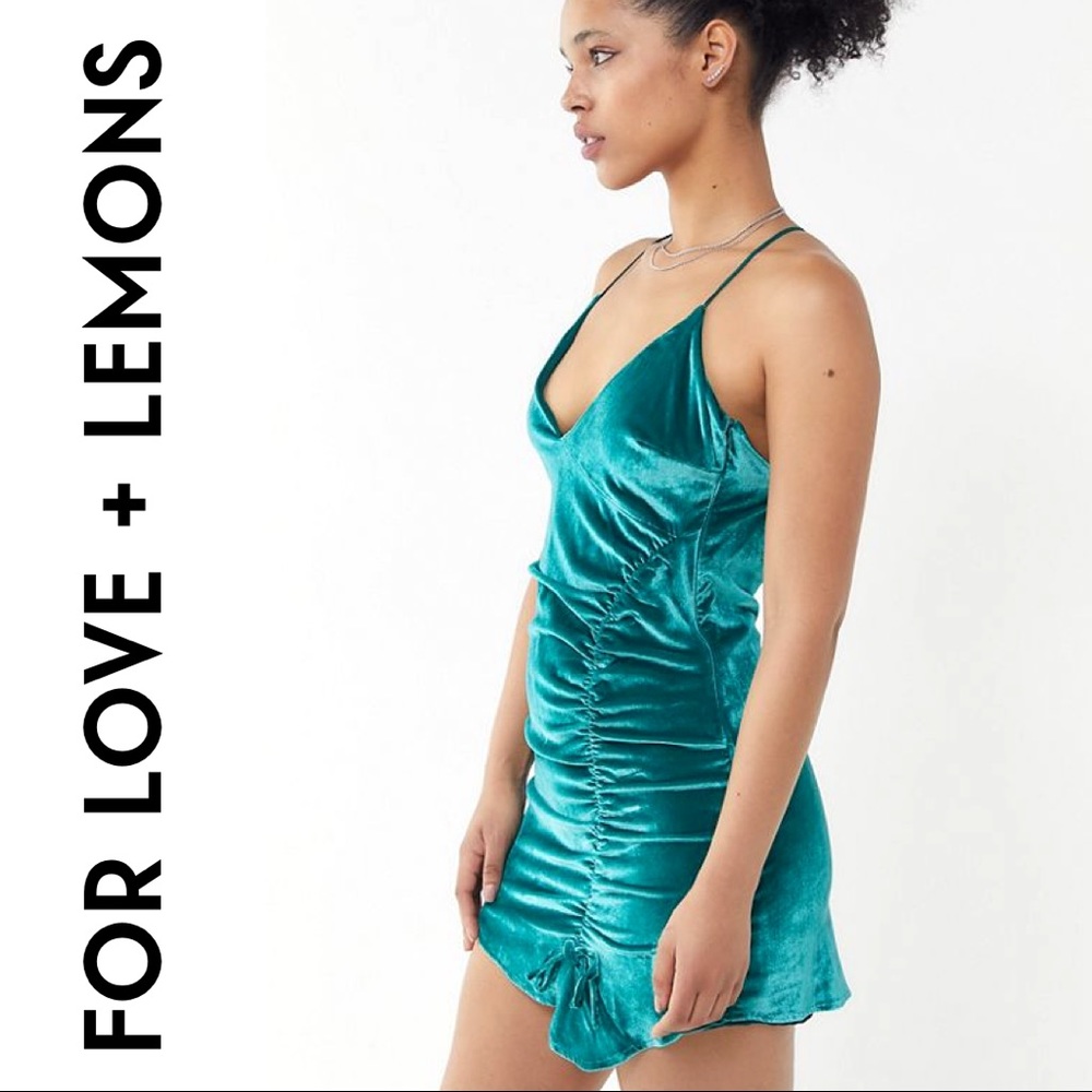 FOR LOVE AND LEMONS | viva velvet mini dress NWOT